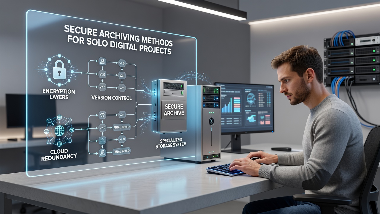 Secure Archiving Methods for Solo Digital Projects in Specialized Storage Systems